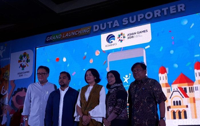 Gaungkan Asian Games 2018, Kominfo Luncurkan Aplikasi untuk Suporter