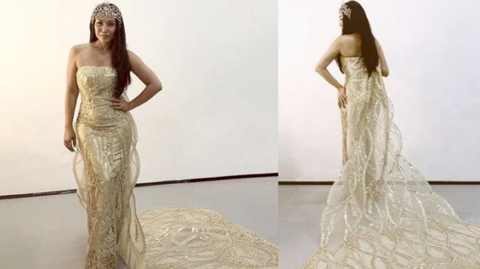 Anggun Tampil Berkelas, Segini Harga ‘Kemben Jawa’ yang Ia Kenakan saat Pembukaan Asian Games 2018