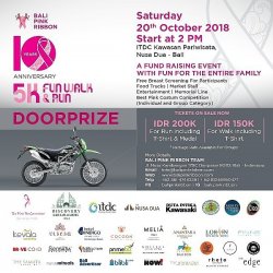 Pink Ribbon 5KM Fun Walk and Run Pendaftaran Peserta Sudah Dibuka