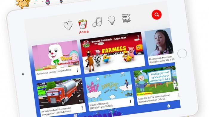Aplikasi Ramah Anak, YouTube Kids Meluncur di Indonesia Aplikasi Ramah Anak, YouTube Kids Meluncur di Indonesia