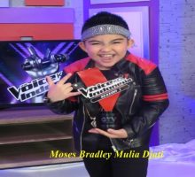 Moses Menerima Penghargaan “The Most Outstanding Digital Performance” Dengan Predikat “The Highest Viewer Video” Di The Voice Kids Indonesia