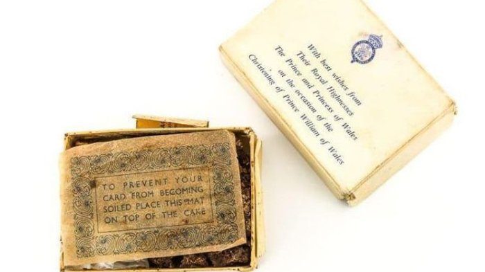 Irisan Kue Pernikahan Putri Diana dan Pangeran Charles yang Berusia 37 Tahun Dijual Belasan Juta