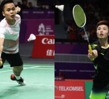 Ginting vs Shi Yuqi di Perempatfinal Fuzhou China Open 2018, Simak Riwayat Pertandingan Mereka